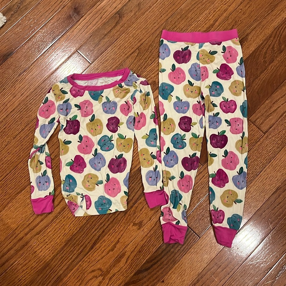 Little Sleepies 2-piece Apples Long Sleeve Pajamas